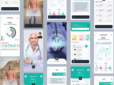 Dr .Ai Consultation app mobile ui uiux ux