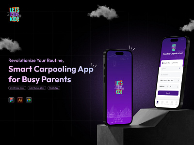 Carpooling App-Case Study app carpool carpooling case study casestudy dribbble2024 mobile app ola taxi uber ui ui ux design