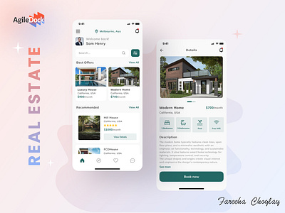 Real Estate App Design app design graphic design real estate app design ui ui design