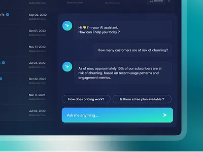AI CRM Dashboard client management client relationship crm dashboard design gen ai generative ai ui ux