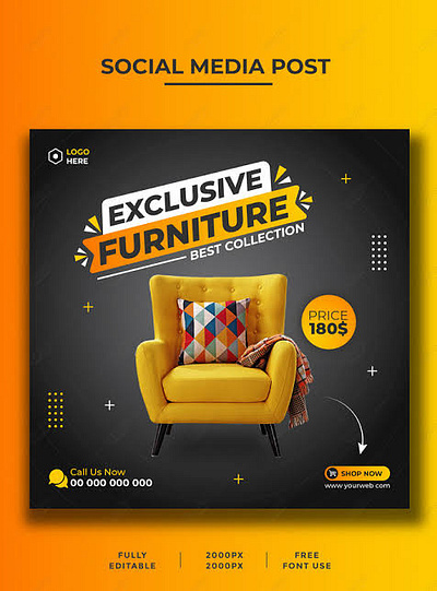 Graphics Designer For Furniture ad design