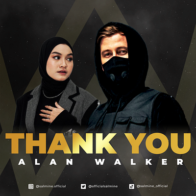 SALMA X ALAN WALKER branding graphic design