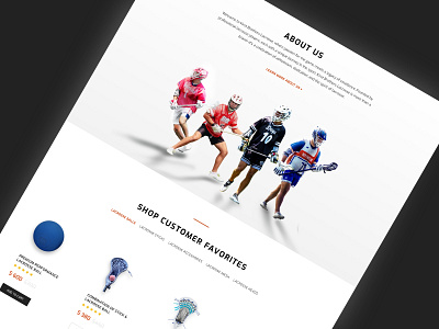 Lacrosse Journey with Kirst Brothers landing page redesign branding creative website design graphic design landing page design minimal website ui ui design ui ux design web design website design