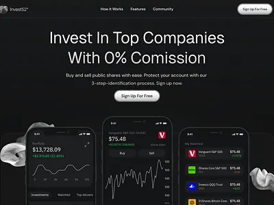 Crypto Investment Website bitcoin crypto investing app investment trading ui ux webui