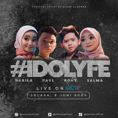 IDOLYFE SALMINE FEED branding motion graphics