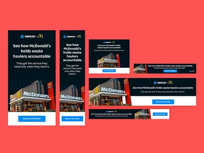 Compology + McDonalds Ad Design ad ad design ads ads design advertisement advertising design display ad design display ads google ad design google ads google ads design google display ad google display ads google display ads design graphic design
