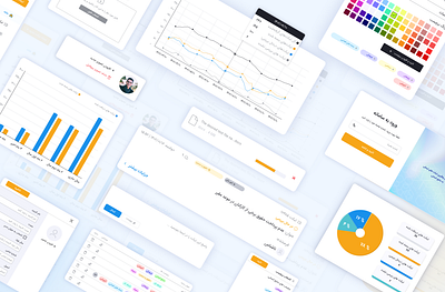 UI Mood board - Panel admin panel card dashboard management mood board panel report survey ui ux