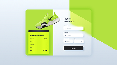 Checkout process for shoe website branding design ui ui challenge ux