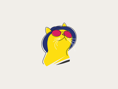 Fun character design adobe illustrator brand identity branding cat clean design funny graphic design illustartion logo logo design minimalist design thumbnails youtube