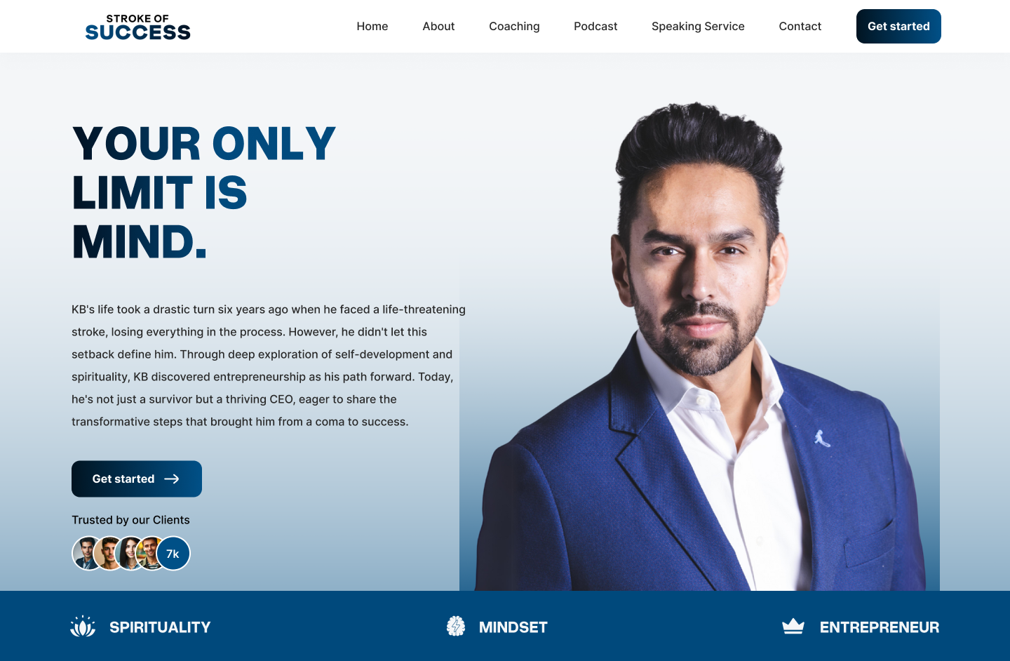 Stroke of Success | Website Design portfolio ui uiux ux website website design