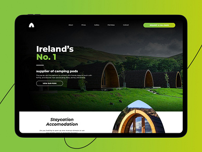 Tent Camping - Web Layout adventureawaits camping campinglife clear ecofriendly glamping landing page landingpage mordernui nature natureescape outdooradventures tentcamping uiux uxdesign