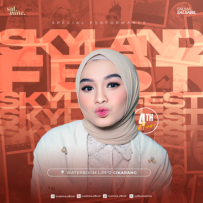 salma skyland fest FEED SALMINE branding graphic design
