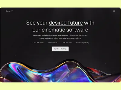 Website UI landing page ui ux web web design website