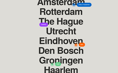 umob app branding design graphic design minimalist mobility trips typography cities