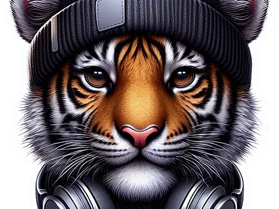 DJ Roar: The Tiger Beat Maestro with the Ultimate Cool Cap artistic expression