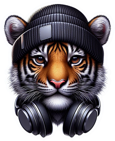 DJ Roar: The Tiger Beat Maestro with the Ultimate Cool Cap artistic expression