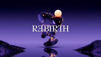 REBIRTH — A Short Visual Story 3d 3d motion animation art digital dreamscapes dreamy motion graphics rebirth sculpture