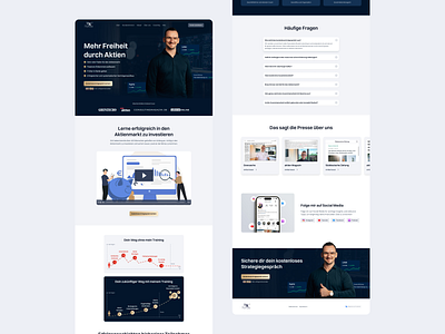 Maxime Rohde: Website Relaunch aktien baulig brandingpage coach design finance landingpage maxime rohde stocks webdesign website