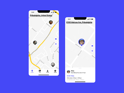 Location Tracker - Daily UI :: 020 0 dailyui 020 020 concept daily 100 challenge daily ui 020 dailyui dailyui020 dailyuichallenge design interface location location app location based location pin location tracker locationtracker map tracker ui ui design