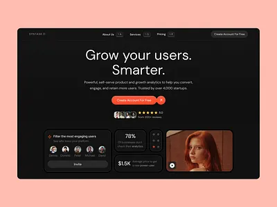 Web best ui landing page ui ux user web web web ui website design