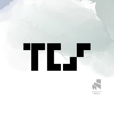 TCS black branding design flat design graphic design illustration logo logo design minimal minimal design monochrome tech technology typography