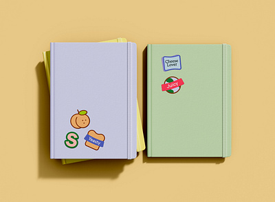 Swapmeals branding graphic design illustration logo minimalist notebook playful stickers