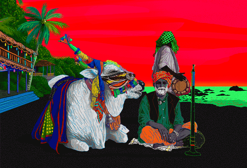 Shiva valley illustration