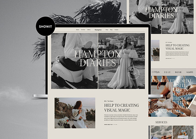 Hampton | Showit Website Template aesthetic aestheticdesign branding bundle design email etsy etsyseller etsyshop graphic design instagram showit showittemplate social socialmedia ui web webdesign webtemplate