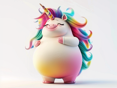 3D Cartoon unicorn | Colorful unicorn 3d 3d unicorn abrang animal branding cartoon character childish colorful design character fantasy fiverr graphic design horn horse illustration magical mascot rainbow trendy unicorn