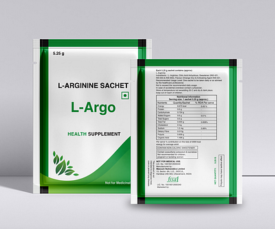 L-Argo Health Supplement Package Design branding graphic design mockup packagedesign