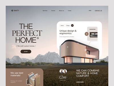 Landing Page for Construction Company landing landing design landing page landing page design landing ui