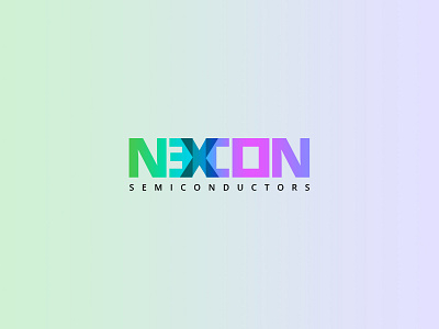 NEXCON Semiconductors branding design logo