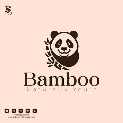 Panda Logo branding graphic design logo