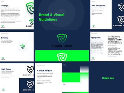 CyberN Brand Guideline branding graphic design ui