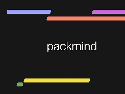 Packmind Logo animation branding code dev github illustration logo motion pack rebranding ui ux website