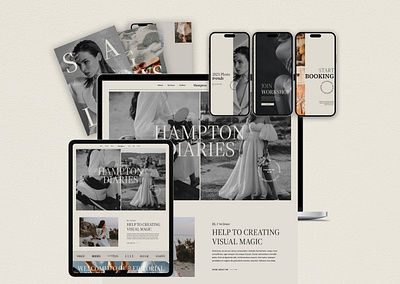 Hampton | Showit & Canva Template aesthetic aestheticdesign bundle design email etsy etsyseller etsyshop graphic design instagram marketingbundle showit showitbundle showittemplate socialmedia ui ux web webdesign webtemplate