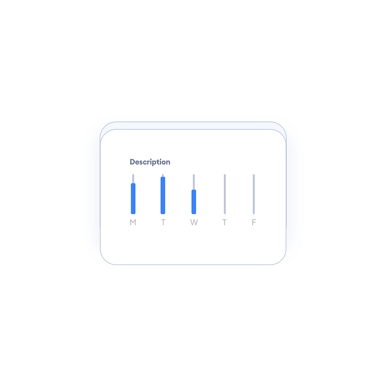 bar graph chart ui by Kiko Pastor on Dribbble