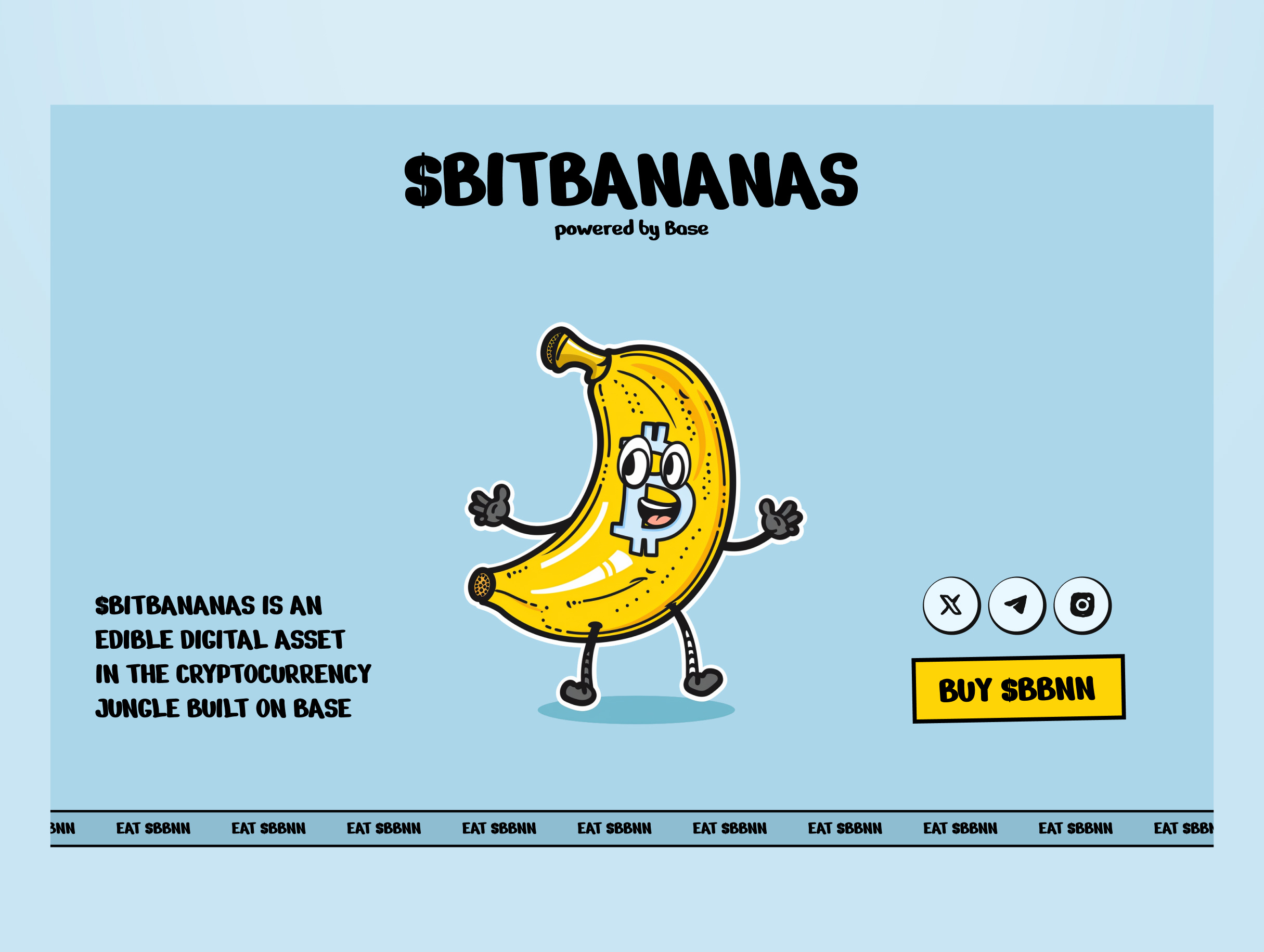 Bitbananas meme coin design by Serhii Antoniuk for kreyda on Dribbble