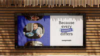 Swapmeals billboard branding design diet food graphic design meals poster stickers website