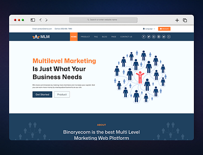Multi Level Marketing Web UI Kit business business team leader figma figma design figma kit marketing mlm multilevel ui ui kit uiux web ui web ui kit website