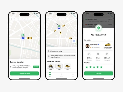 Ride Sharing Mobile App UI Kit android app app ui app ui kit car booking mobile app ondemand app ride app ride booking ride services ride sharing sharing ride trip booking ui kit