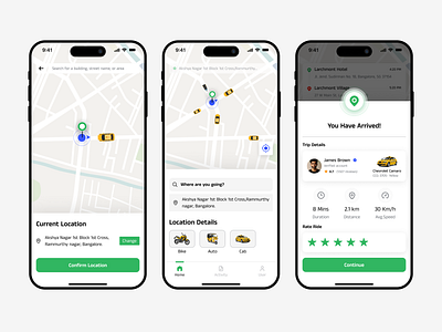 Ride Sharing Mobile App UI Kit android app app ui app ui kit car booking mobile app ondemand app ride app ride booking ride services ride sharing sharing ride trip booking ui kit