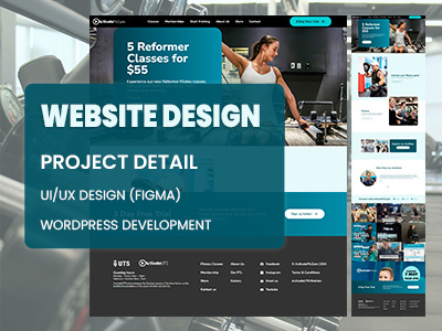 Website Design & Development figma ui uiux user interface website design wordpress wordpress website design