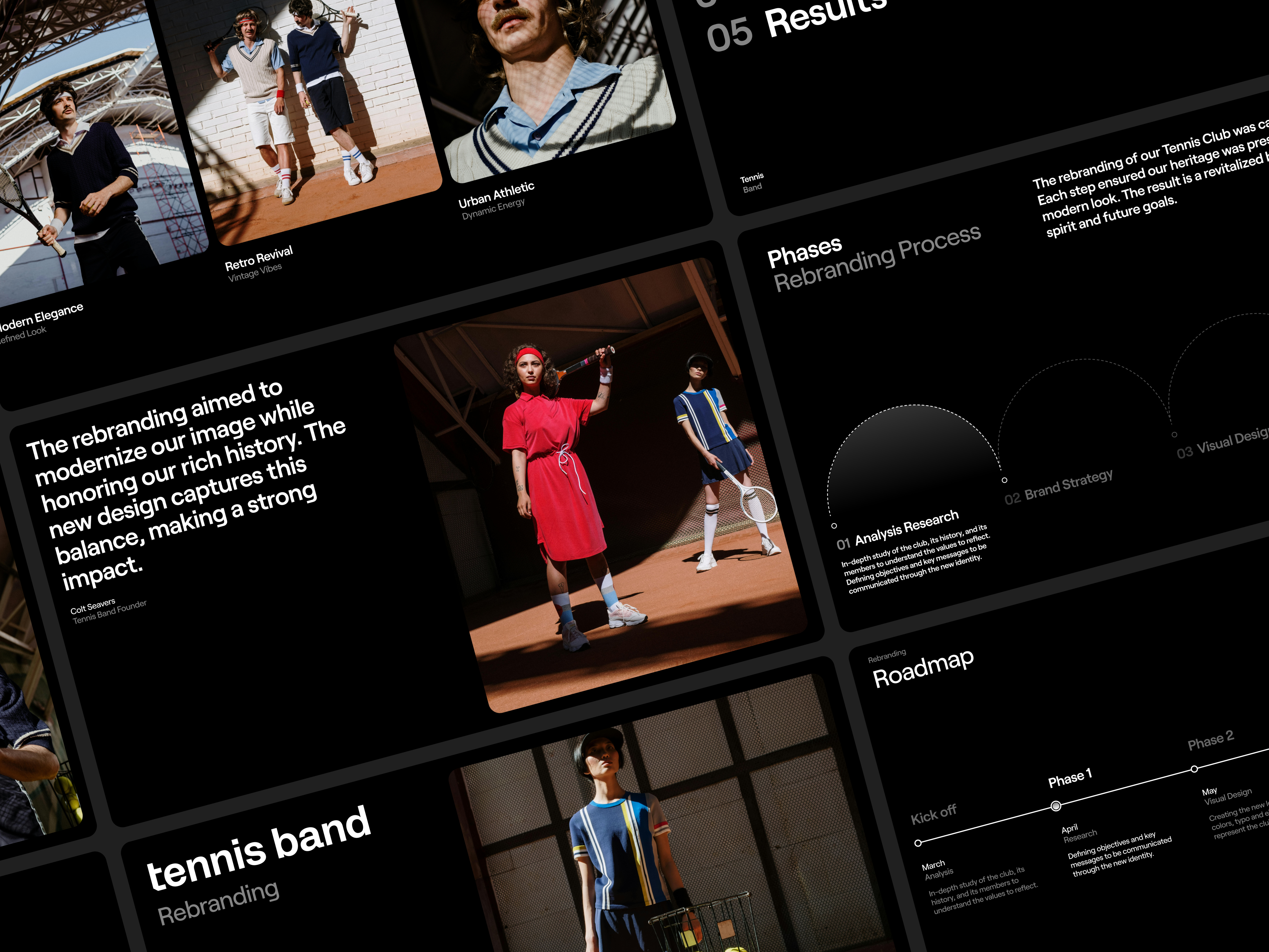 Tennis Band - Rebranding branding clean fitness fitness app interface landing page minimal product sport tennis ui ux web web design website website design