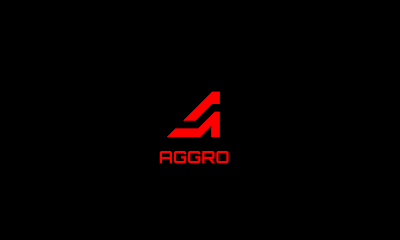 AGGRO animation apparel clothing design designer graphic design lettermark logo motion graphics sports vector
