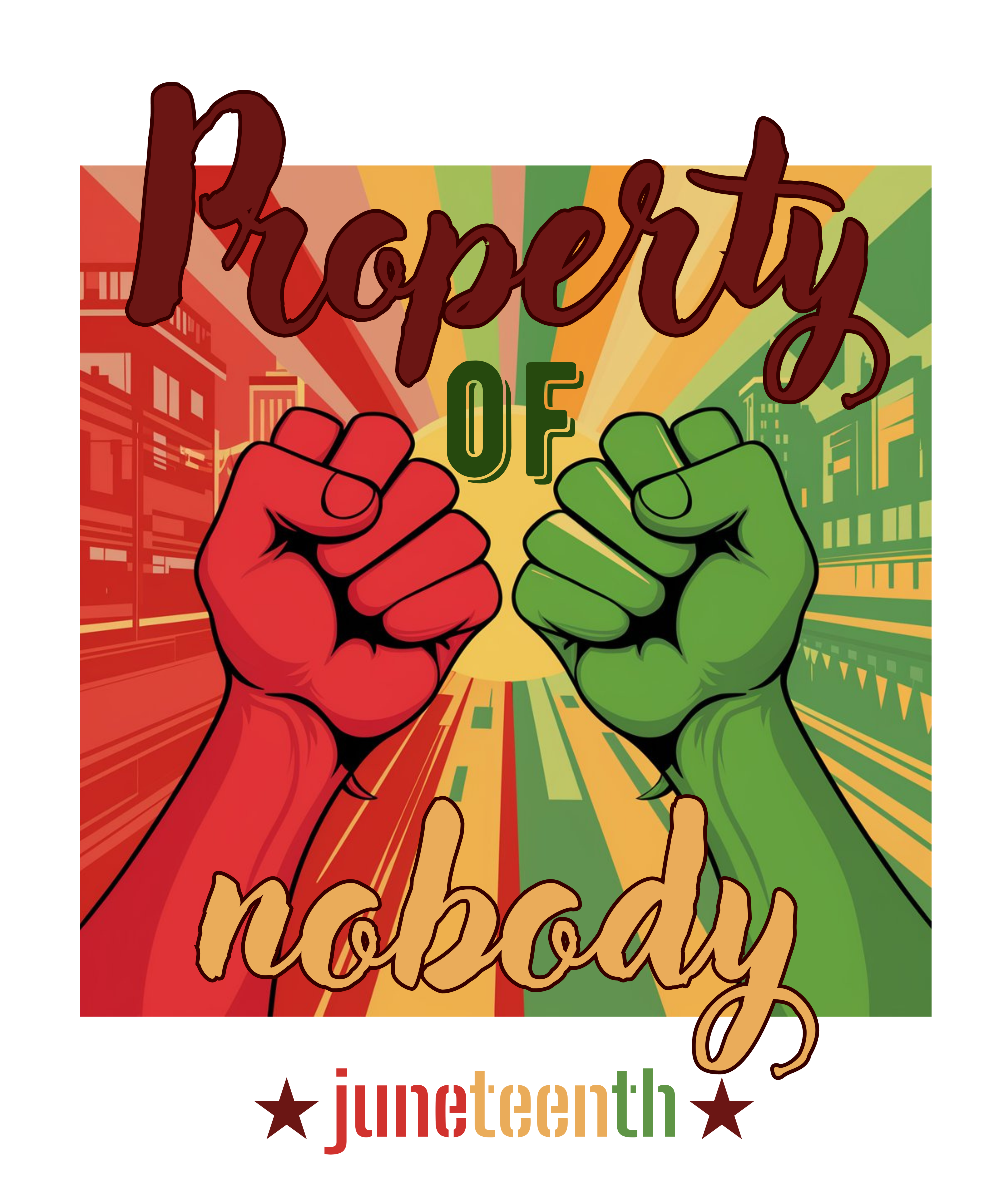 property of nobody juneteenth design, freeish juneteenth holiday black history black owned juneteenth design canva design freeish design freeish juneteenth design graphic design illustration interaction design juneteenth juneteenth celebration design juneteenth design juneteenth gift idea design juneteenth theme logo logo design merch design pod design print on demand typography