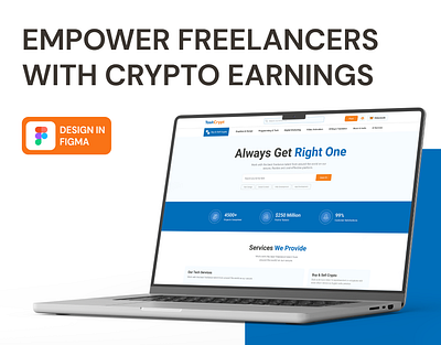 Crypto Freelance Tailwind Website Template bitcoin crypto crypto earning crypto freelancer figma figma design figma ui kit freelancers freelancing home work ui ui design ui kit uiux web ui web ui kit