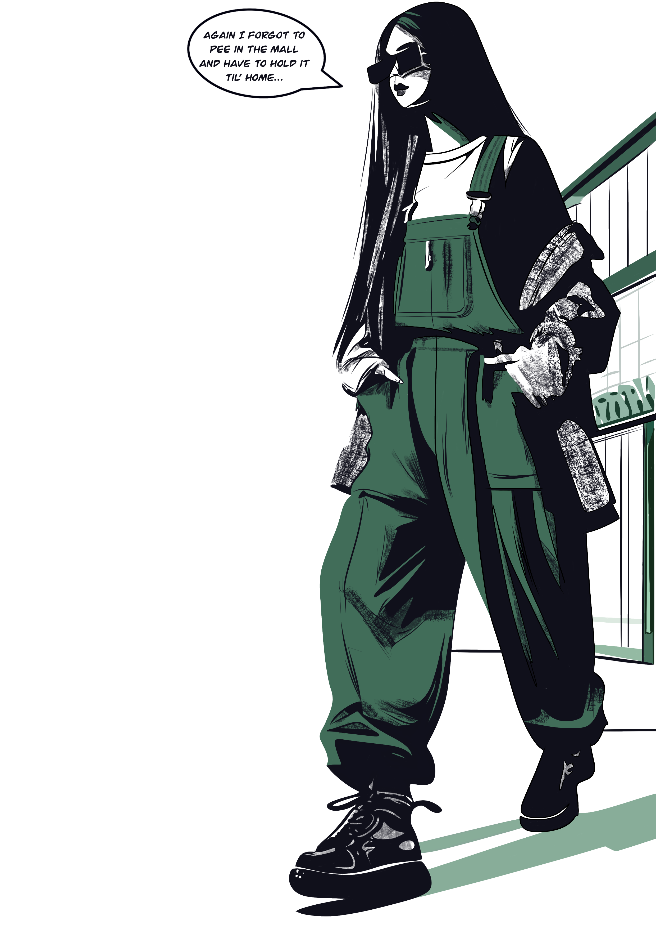 I know we all have been there.. design digital illustration illustration vector vector art