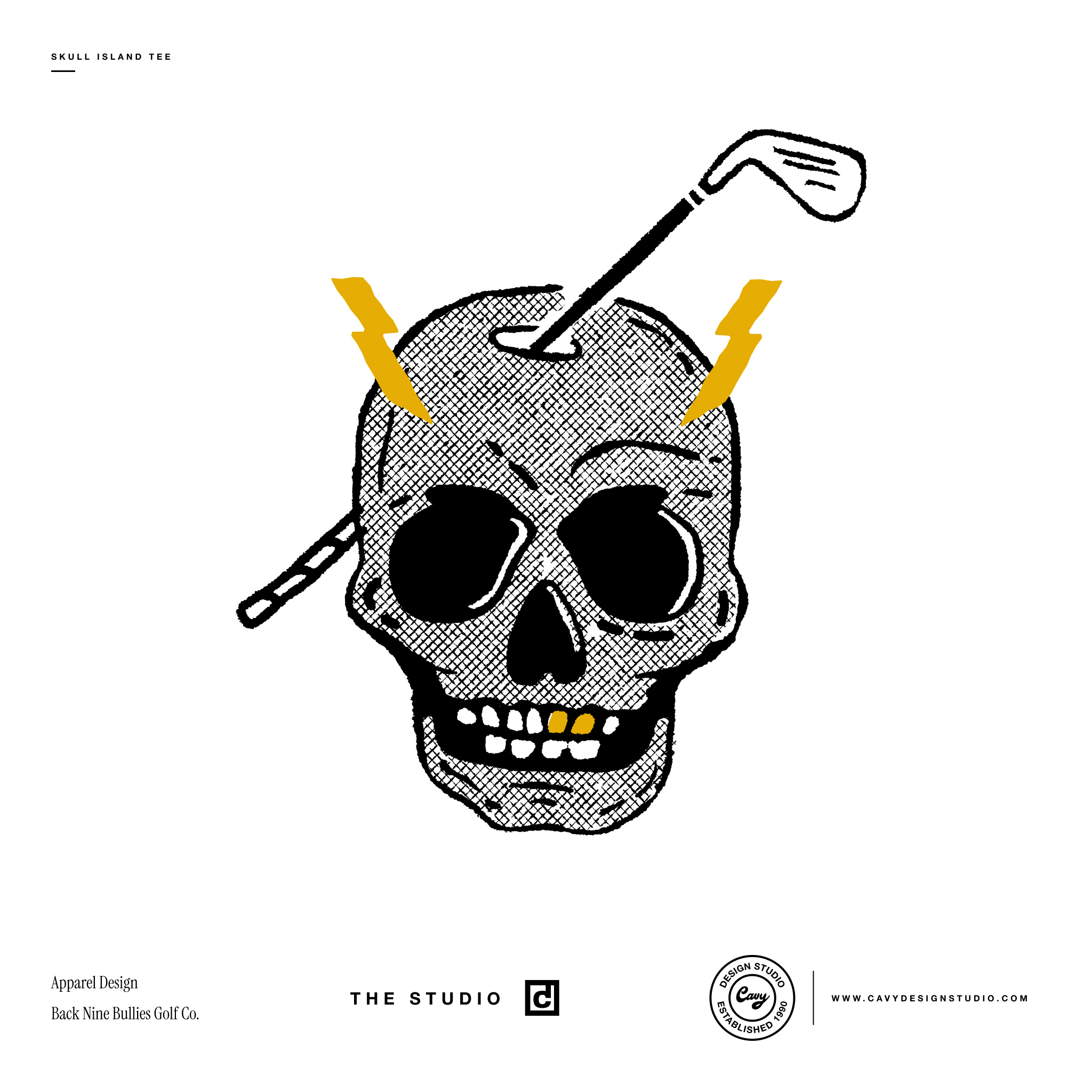 Apparel Design - Back Nine Bullies co. apparel apparel design athletics branding clothing design design golf graphic design grunge hand drawn illustration logo sketch skull skull design sports sports design typography vintage visual identity