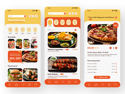 Food Mobile App 3d animation appdesign appui branding food mobile app graphic design interfacedesign logo mobileapp mobiledesign mobileui motion graphics ui uiinspiration uiux userexperience uxdesign